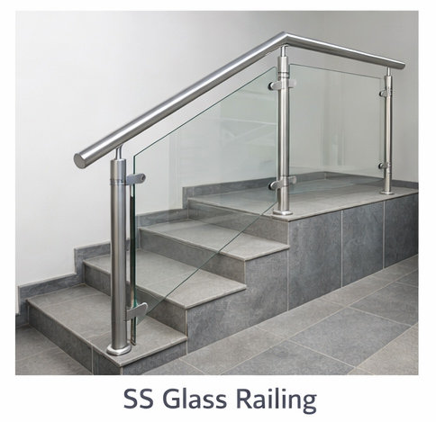 SS Glass Railing