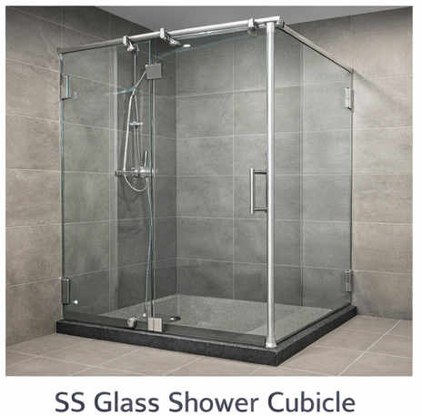 SS Glass Shower Cubicles